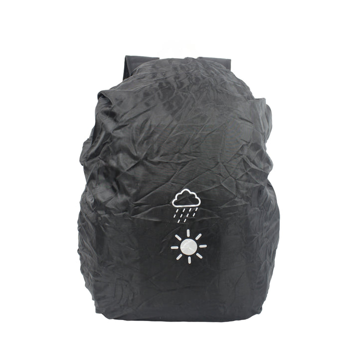 B-2729 Backpack 20"-Black with Rain Cover