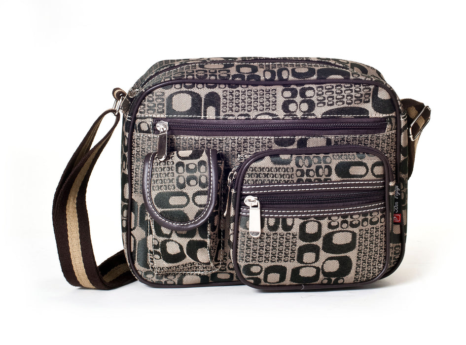 C-BV 3357 11" Cross Body Bag-Black