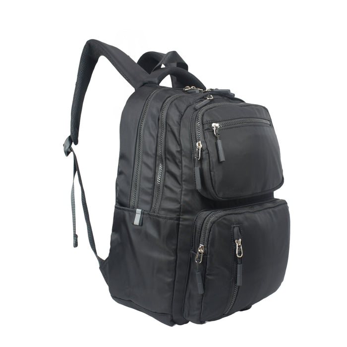 17 Inch Backpack Brown Everyday School Bookbag Travel Day Bag B642