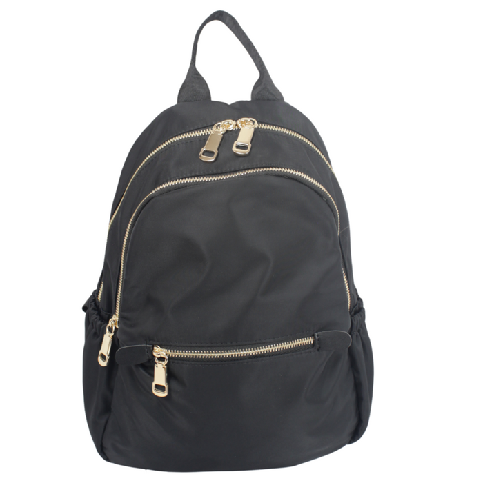 Mini Backpack Brown 12 Inch Small Travel Casual Daypack School Bag B2007