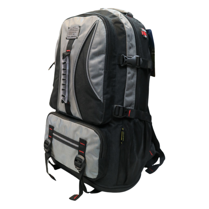 25 Inch Backpack Grey School Travel Bookbag Commuter Daypack 7915