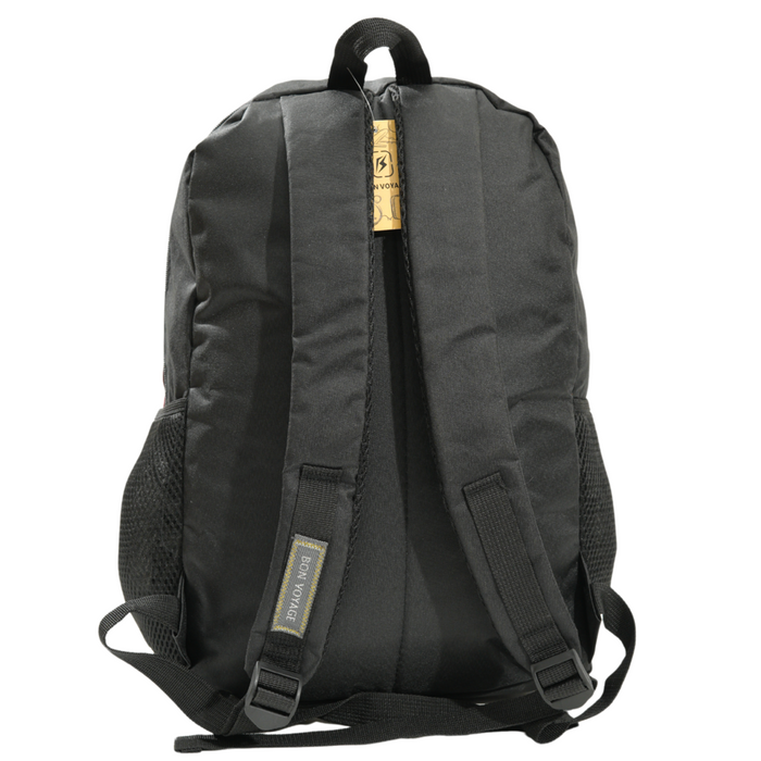 18 Inch Backpack Black School Bookbag Travel Everyday Day Pack 2440