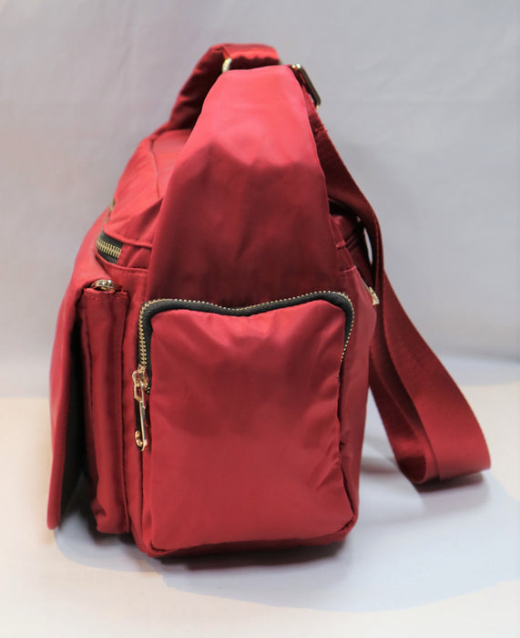 C-BH 13009 Crossbody Bag-Dark Red