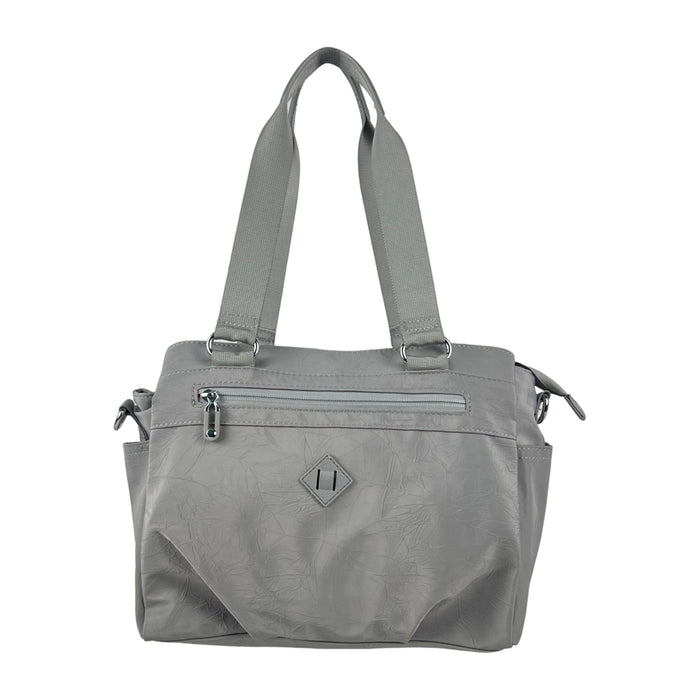 Tote Bag Grey 15 Inch Everyday Shoulder Bag Work Travel Carry B2515