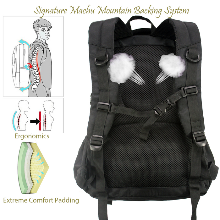 B-5903 Backpack 19" Black