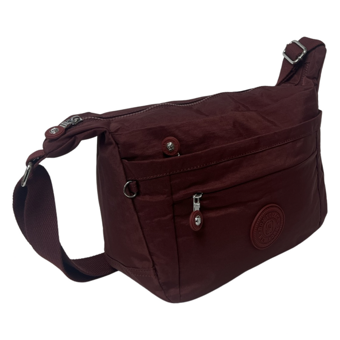 C-8087S Crossbody Bag-Dark Red