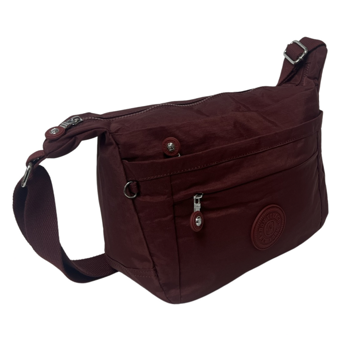 Crossbody Bag Dark Red Shoulder Purse Handbag Womens Travel 8087S