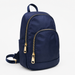 Mini Backpack Black 12 Inch Compact Bookbag Casual School Day Bag