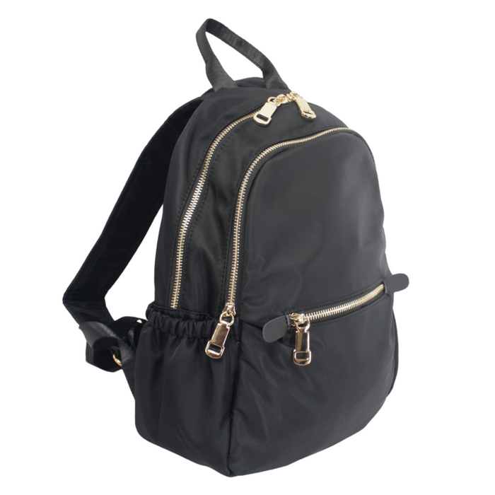 Mini Backpack Brown 12 Inch Small Travel Casual Daypack School Bag B2007