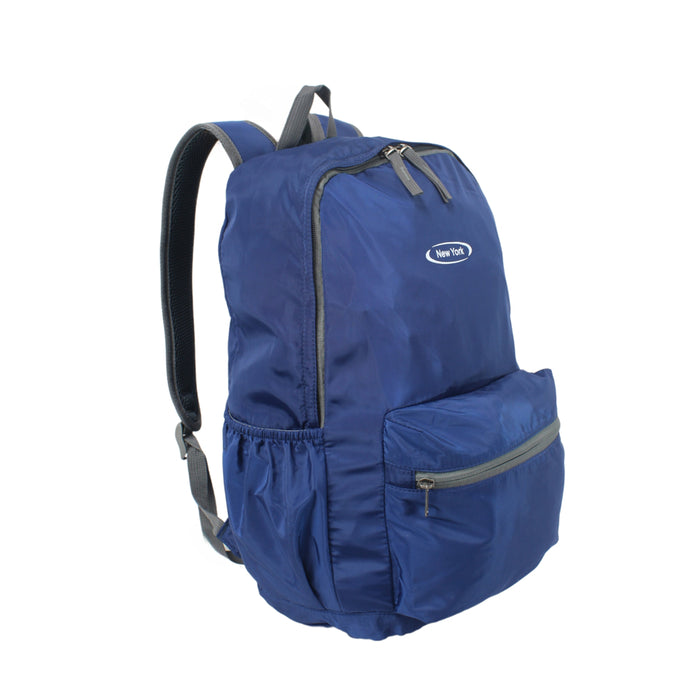 B-B 143 Foldable Backpack Light Weight17"-Navy