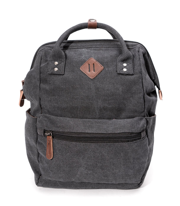 B-MG 6042 Canvas Backpack 14" Black