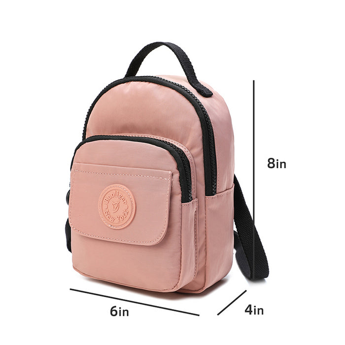 B-B 8658 Mini Backpack-Pink 9"