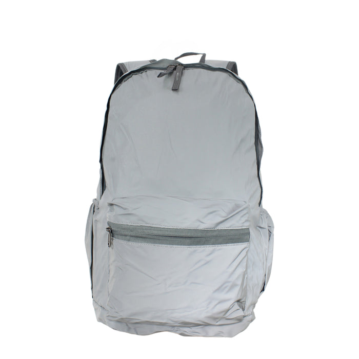 B-BA 143 Reflective Backpack Light Weight 17"-Grey