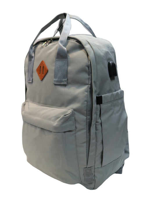 B-2678 Backpack 16.5"-Light Grey