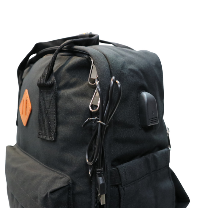 B-2668 Backpack 14.5"-Black