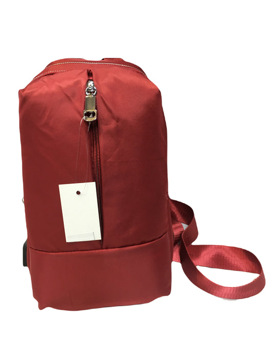 C-TB 855 Crossbody Bag 12.5"-Dark Red