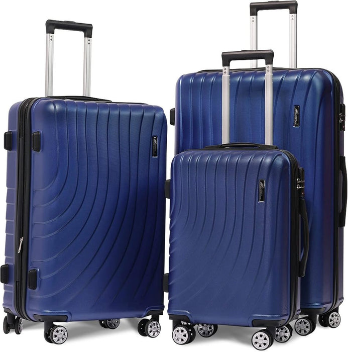 L-948A-3-pc(20'26"30") PC Luggage-Blue(TSA Lock)