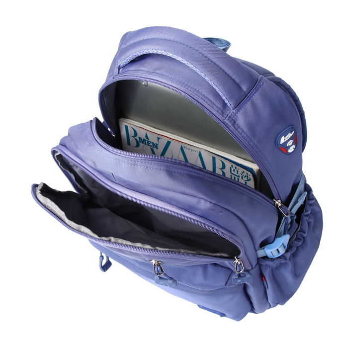 17 Inch Backpack Light Purple School Bookbag Commuter Travel Daypack BT705