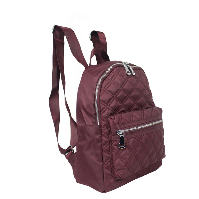 13 Inch Backpack Dark Red Compact School Bookbag Travel Daypack B7116