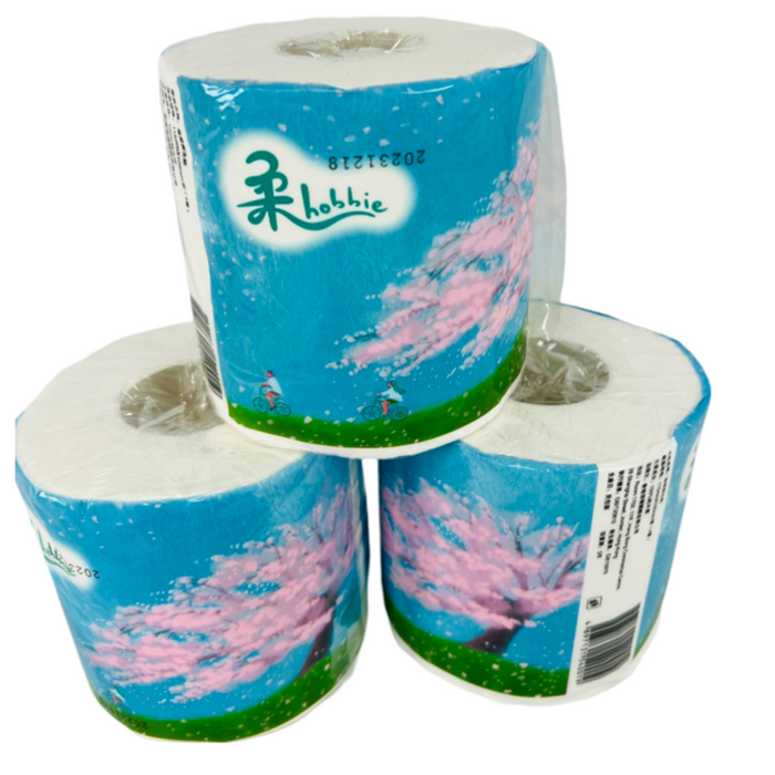 Tissue-H01 HobbieToilet Paper- 4 ply-72 Rolls