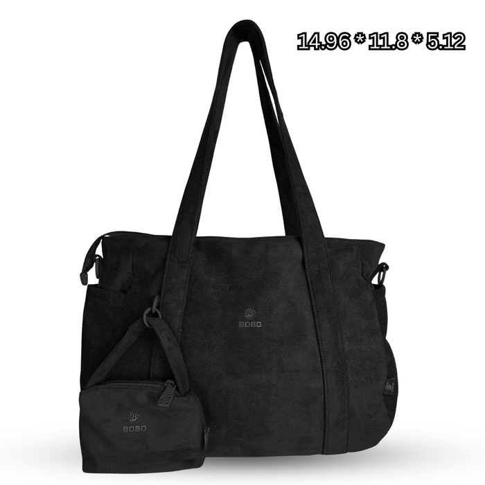 9822# Suede Crossbody Bag
