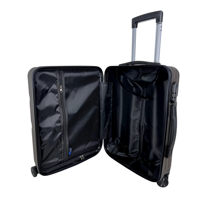 L-6822-3-pc(20'24"28") PC Luggage-Coffee