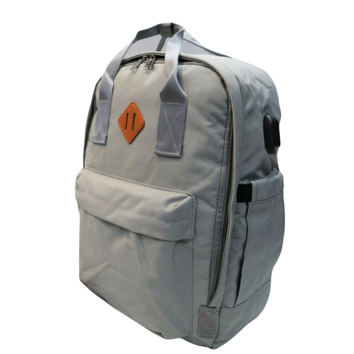 B-2668 Backpack 14.5"-Light Grey