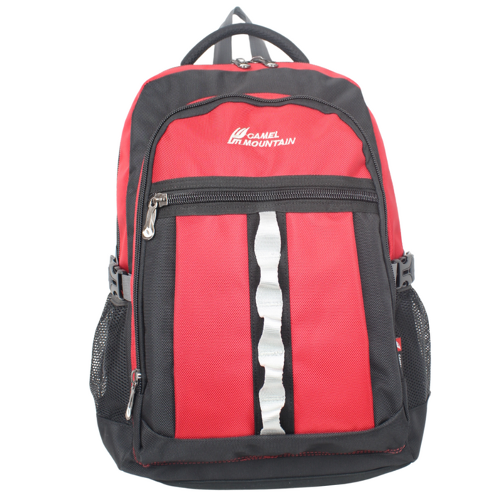 18 Inch Backpack Red School Bookbag Casual Travel Day Bag BT2002