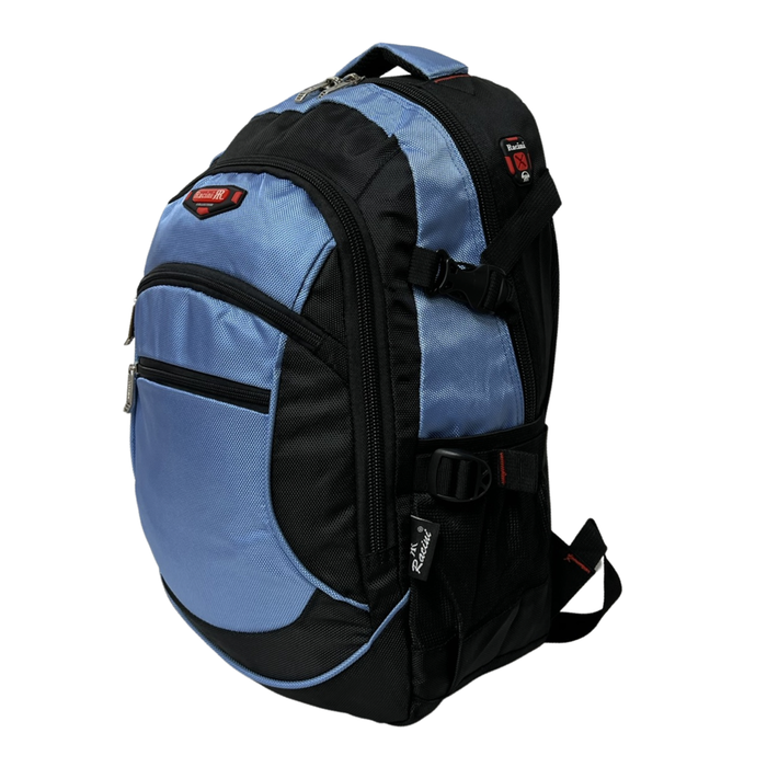 18 Inch Backpack Light Blue School Bookbag Everyday Commuter Day Pack 9617
