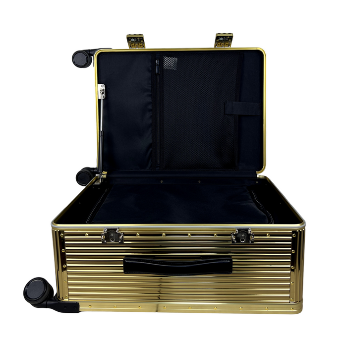 L-016-7 20" Titanium Steel Luggage-Gold