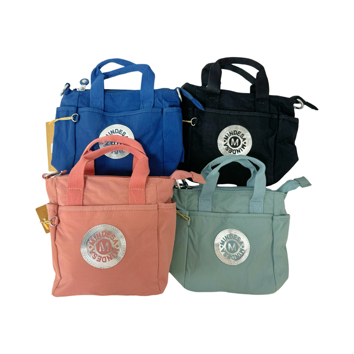 T-B 8752 Tote & Cross Body Bag-L.Blue