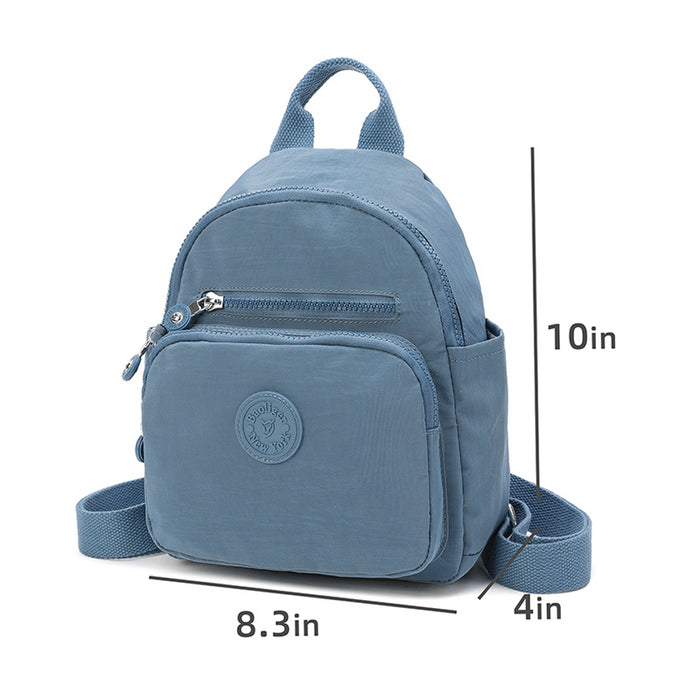 B-B 8672-Backpack-Blue 10"