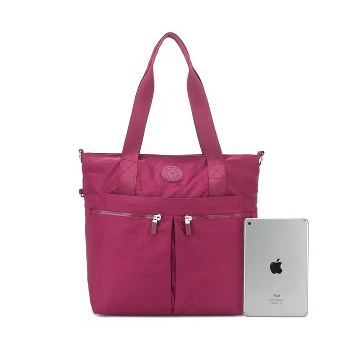 Tote Bag Light Grey Shoulder Purse Handbag Womens Travel T-B8508