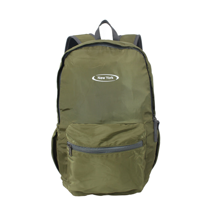 B-B 143  Foldable Backpack Light Weight17"-Green