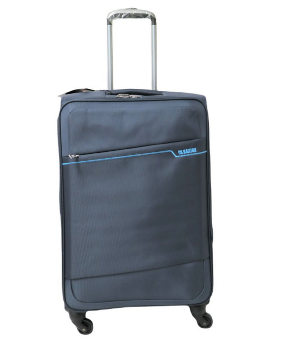 L-6651A 3-pc Luggage-Deep Blue