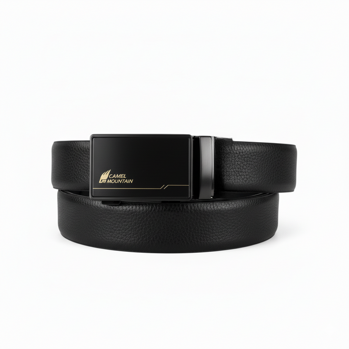 Leather Belt – Classic Black Everyday Belt