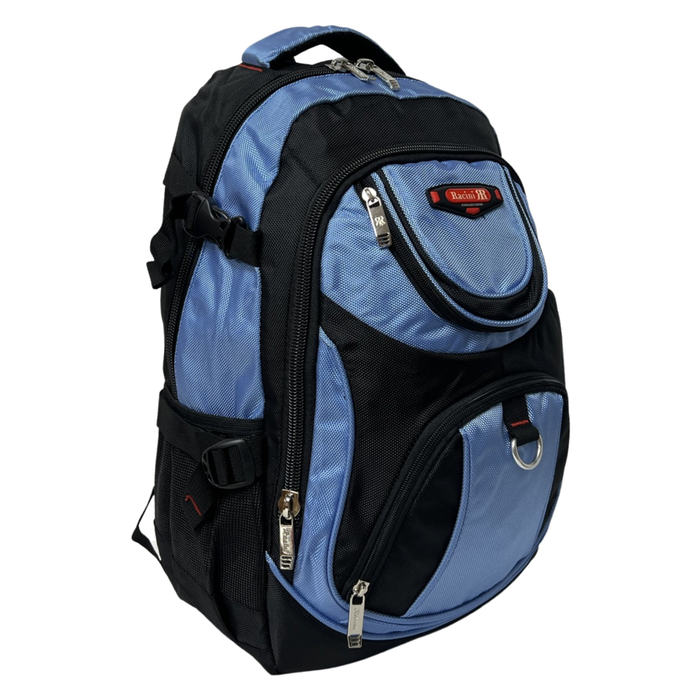 18.5 Inch Backpack Light Blue School Bookbag Everyday Travel Day Pack 9615