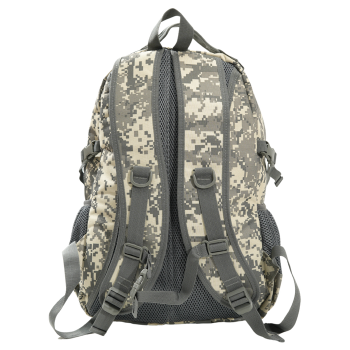 18 Inch Camouflage Backpack - Grey Camou