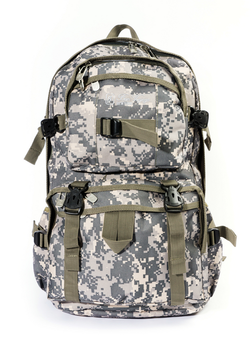 19" Camouflage Backpack – Polyester Army Camo School & Travel Backpack