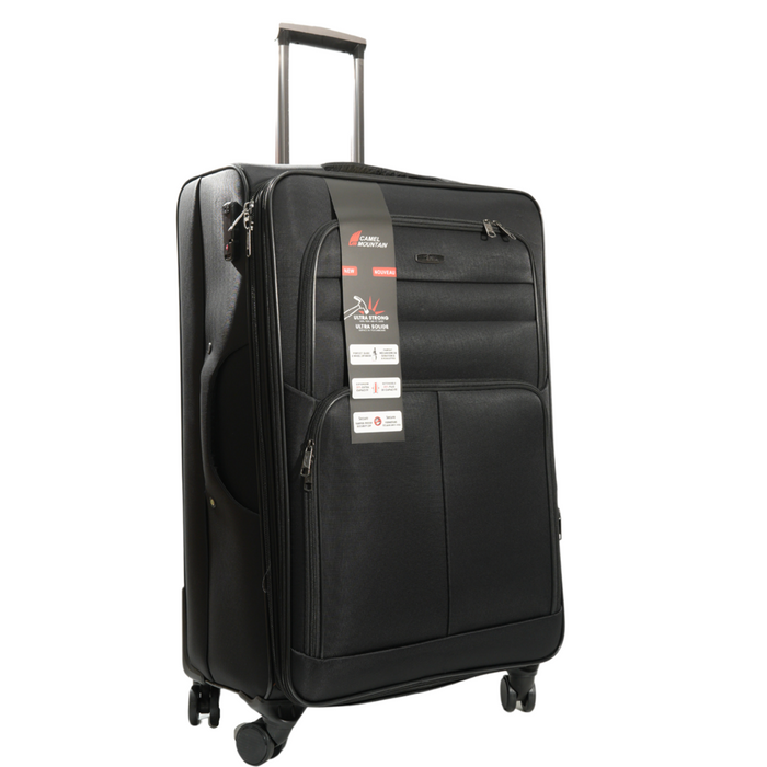 L-9122-3-pc Luggage (20'28'32")-Black TSA Lock