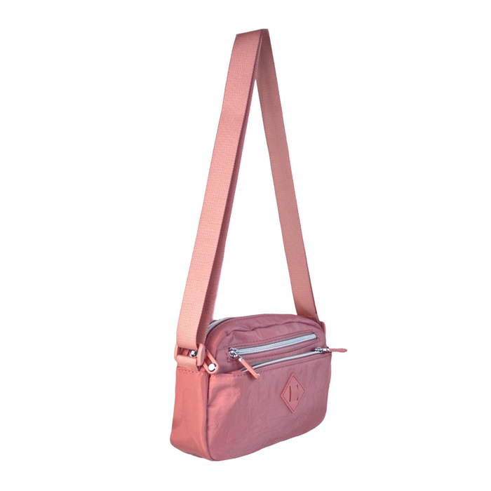 C-B 1528-1 Cross Body Bag-Pink