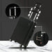 Luggage Set 3 Piece Hardside Spinner Suitcase 20 26 30 Inch TSA Lock L948A