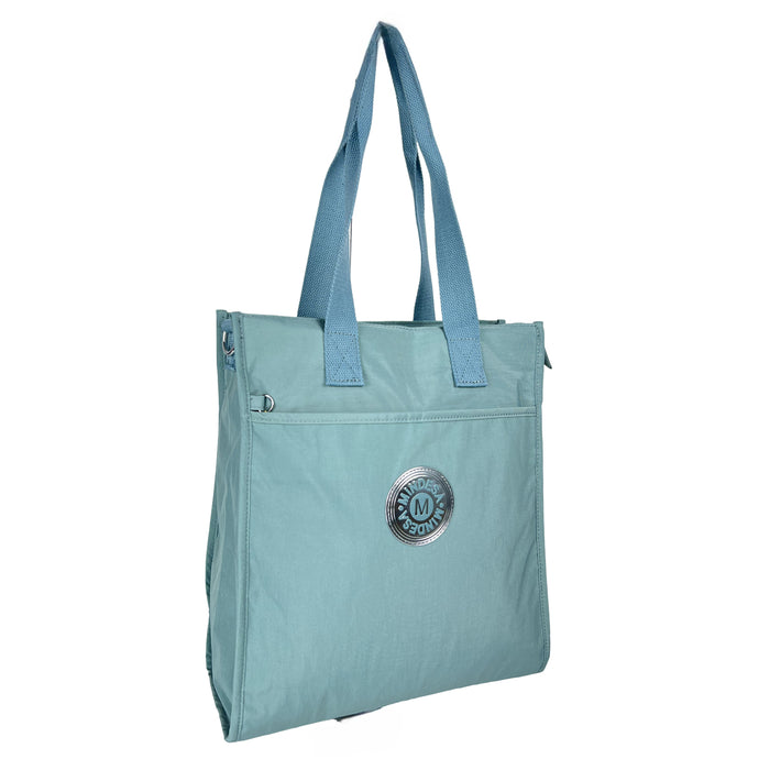 T-B 8753 Tote & Cross Body Bag-L.Blue