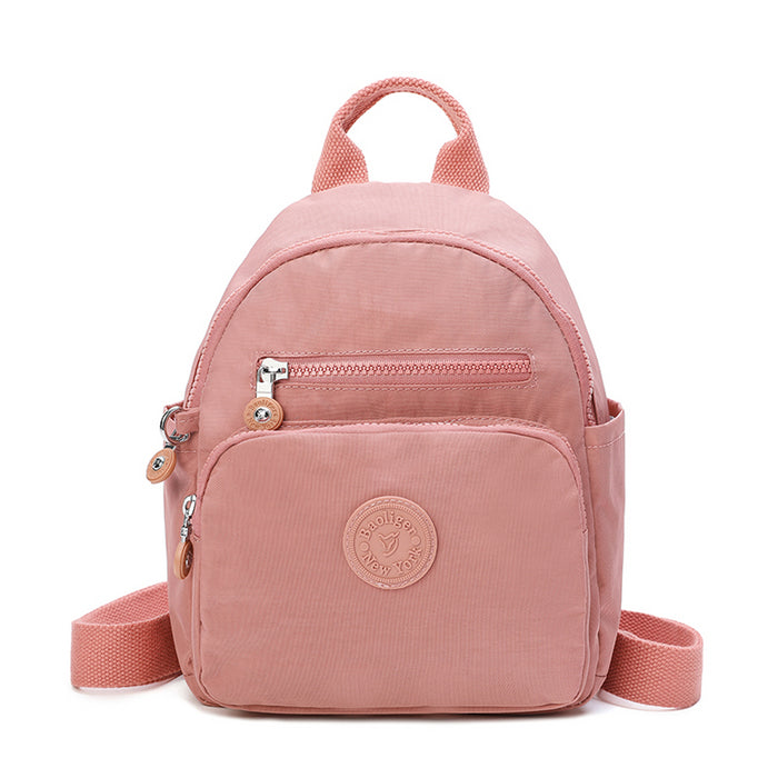 B-B 8672-Backpack-Pink 10"