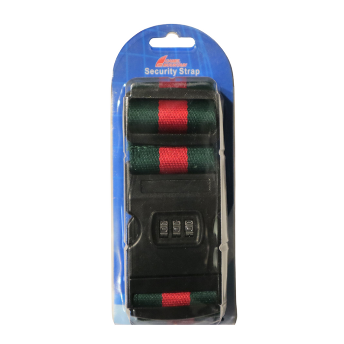 LS-ABA 3301 Luggage Strap-Green/Red