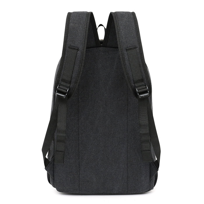 B-BQ 6120 Canvas Backpack-Black
