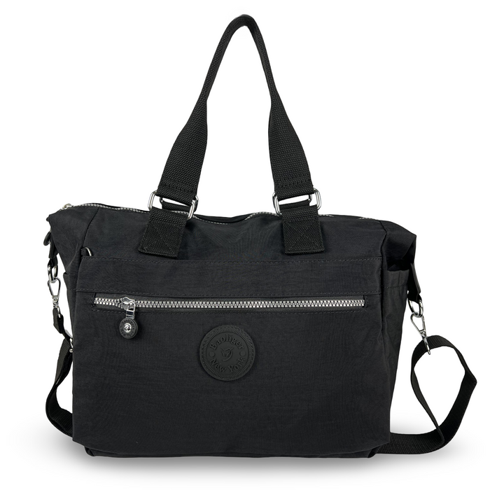 C-B 8619L-Cross Body Bag-Black 12.5'