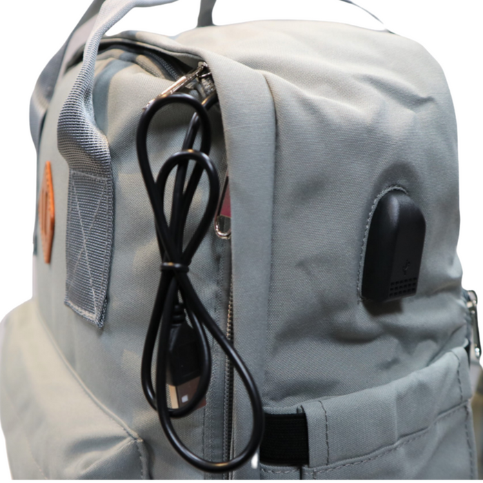 B-2668 Backpack 14.5"-Light Grey