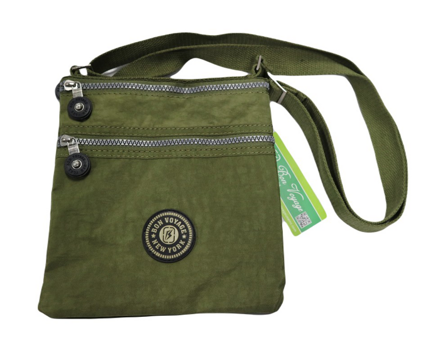 Crossbody Bag Coffee Brown Small Shoulder Sling Purse Travel BW1301