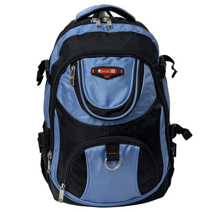 18.5 Inch Backpack Light Blue School Bookbag Everyday Travel Day Pack 9615